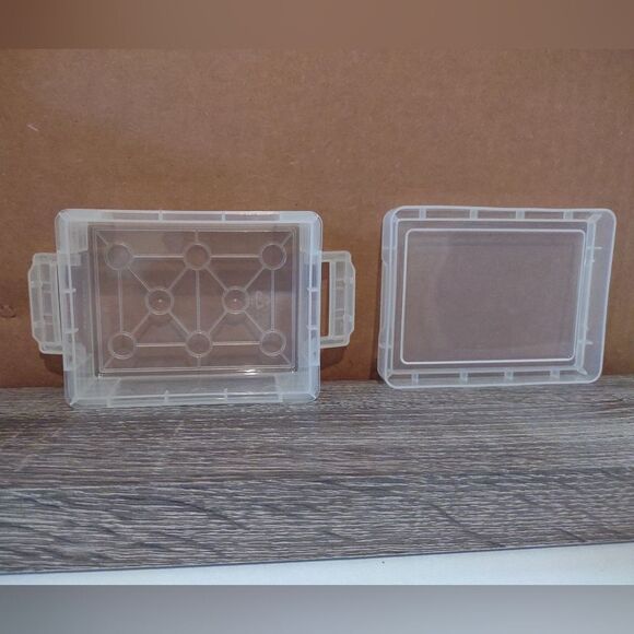 Football Trading Cards Plastic Container with snap lids lot of 10 - Picture 10 of 16